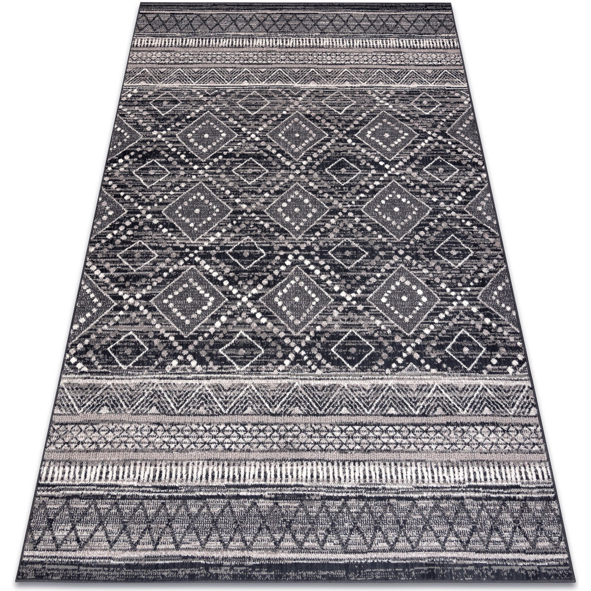Rugsx  Koberec Vlna ANGEL 7886 / 52055 Diamanty, 240x340 cm  Šedá