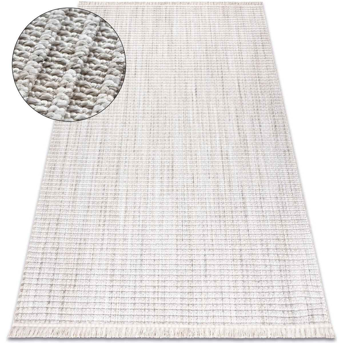 Rugsx  Koberec NANO FH72A Melange, smyčkový, plošně t 180x270 cm  Šedá