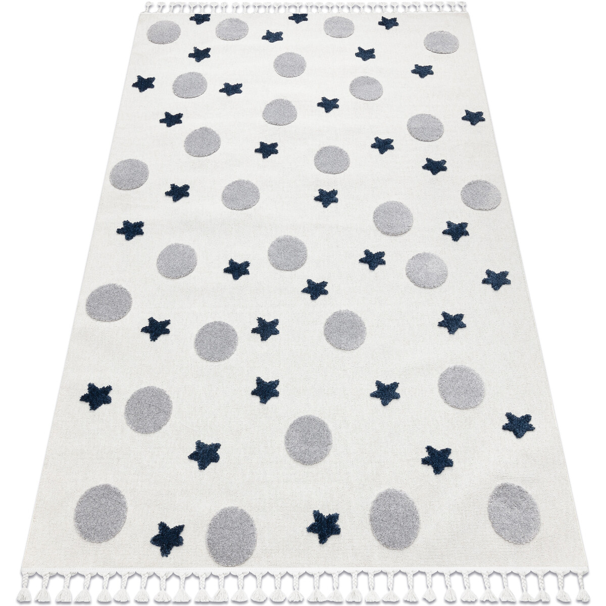 Rugsx  Koberec YOYO GD75 bílé / šedo - 160x220 cm  Bílá