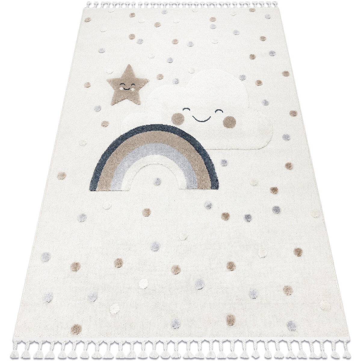 Rugsx  Koberec YOYO EY78 bílé / béžový - 80x150 cm  Bílá