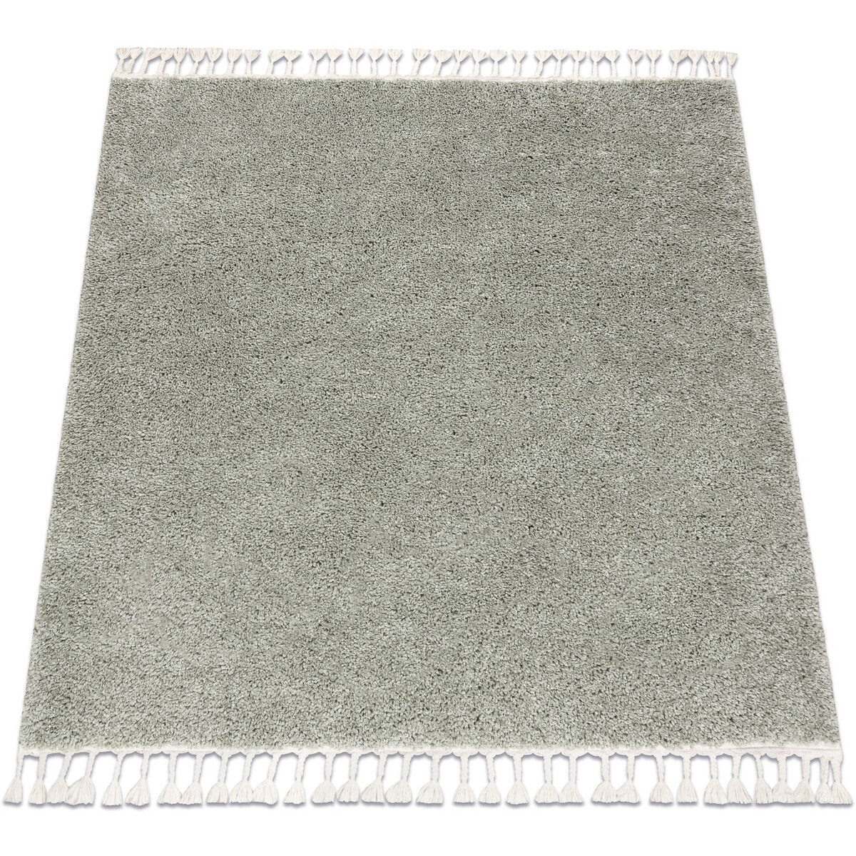 Rugsx  Koberec BERBER čtvercový 9000, zelená - střapc 120x120 cm  Zelená