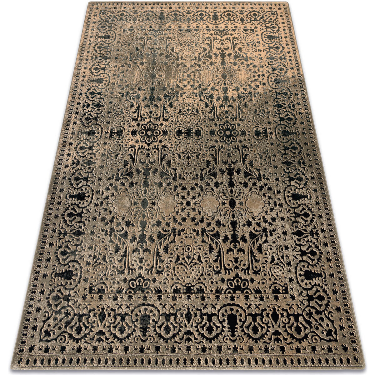 Rugsx  Vlněný koberec SUPERIOR Perona Rám, ornament, o 200x300 cm  Zelená