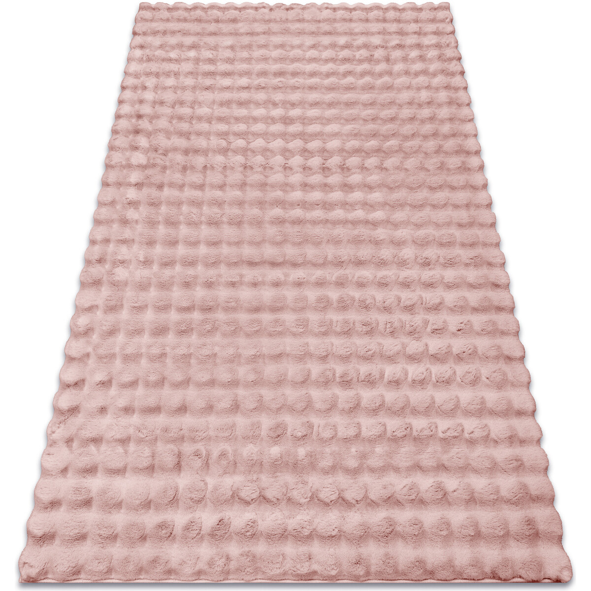 Rugsx  Koberec BUBBLE pudrově růžová 45 IMITACE KRÁL 80x150 cm  Růžová