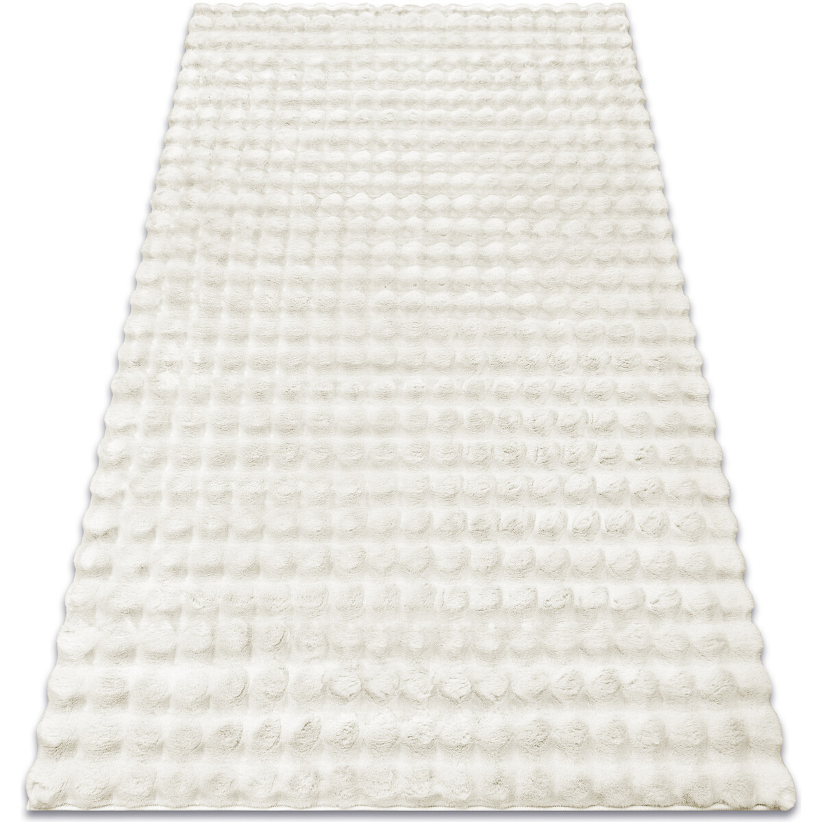 Rugsx  Koberec BUBBLE bílé 11 IMITACE KRÁLIČÍ KOŽEŠ60x100 cm  Bílá