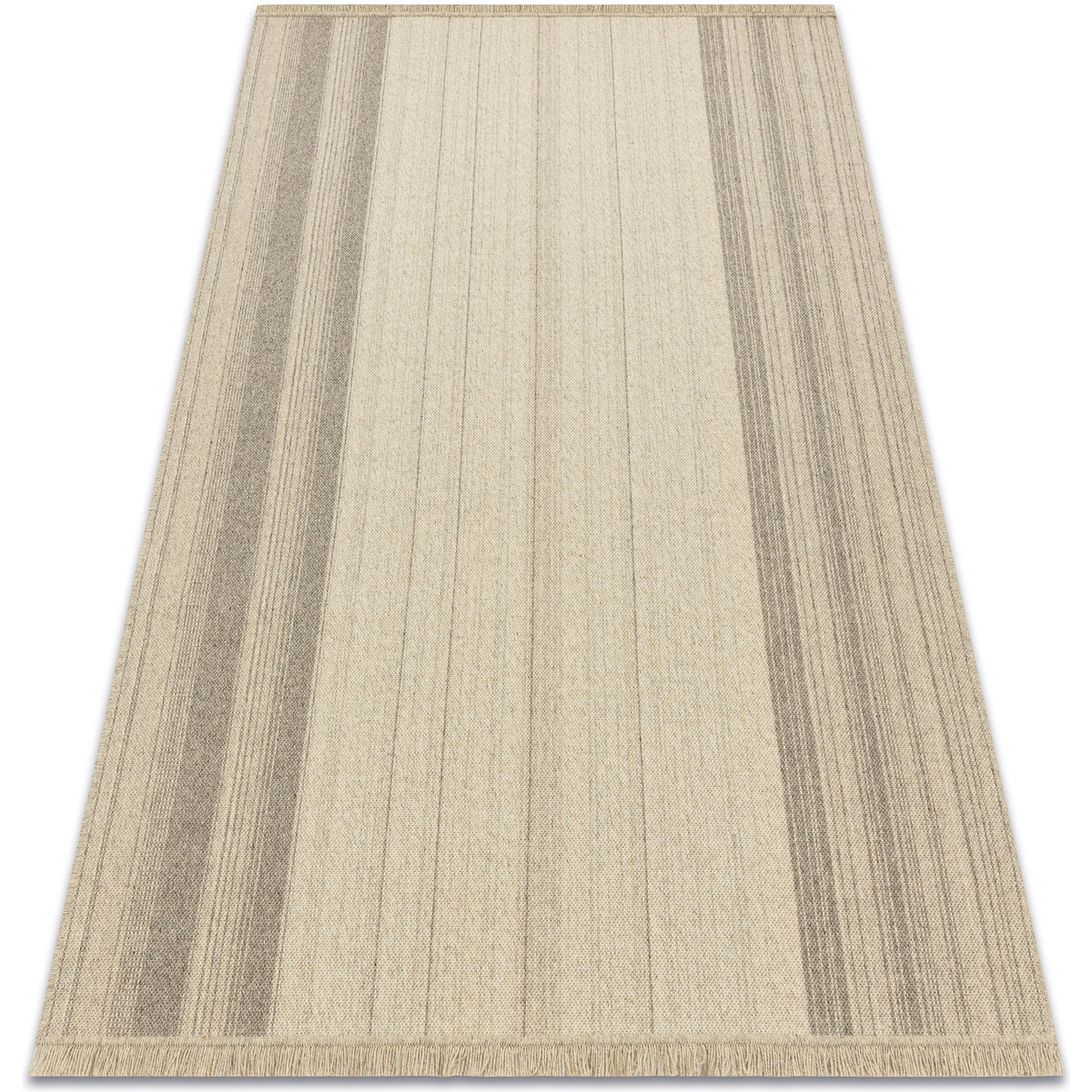 Rugsx  Vlněný koberec VILLA 7796/72800 Pruhy SIZAL, plo 160x230 cm  Béžová