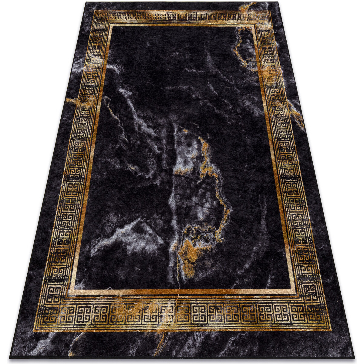 Rugsx  MIRO 51278.809 mycí kobereček Mramor, řecký pr 140x190 cm  Černá