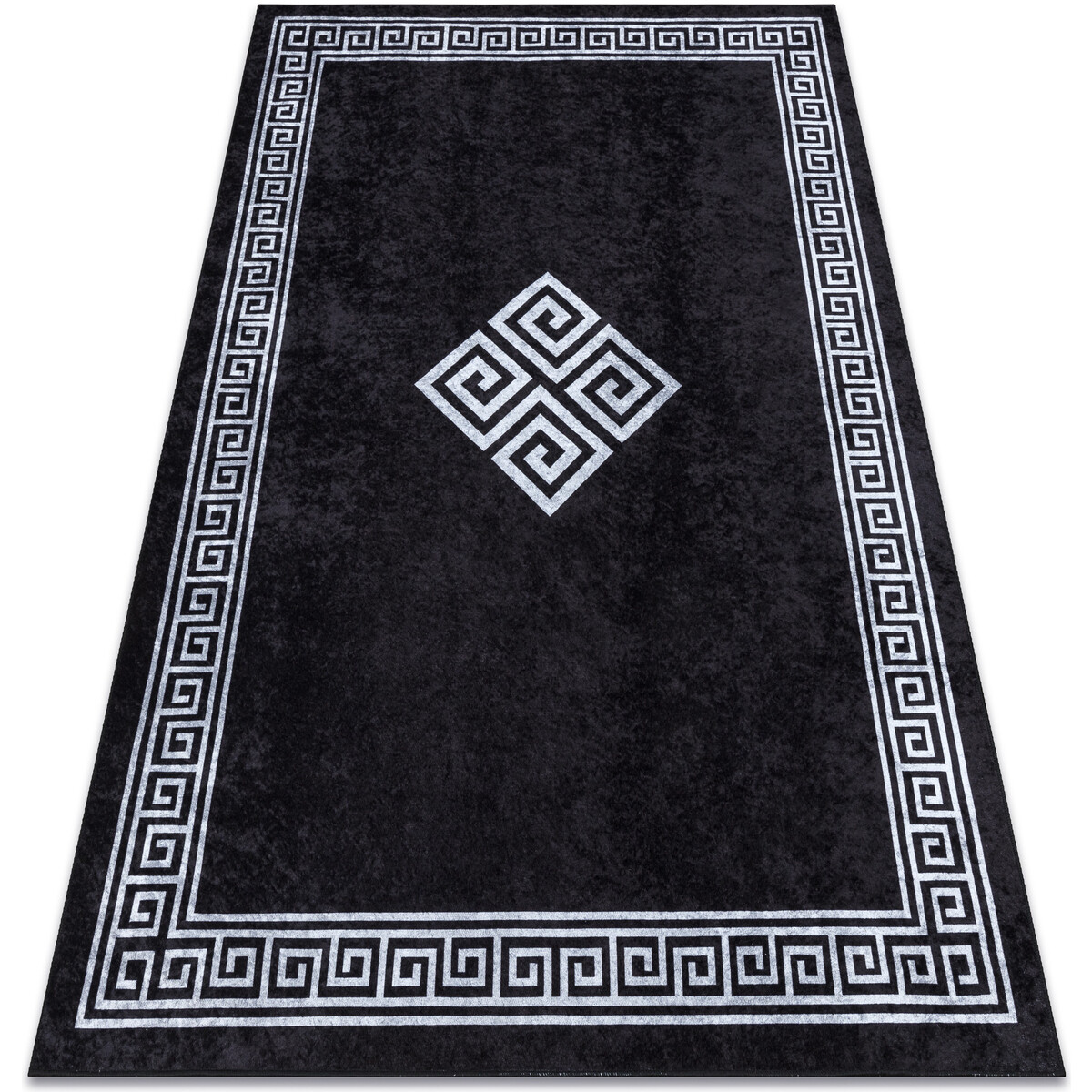 Rugsx  MIRO 52071.804 mycí kobereček Rám, řecký prot 120x170 cm  Černá