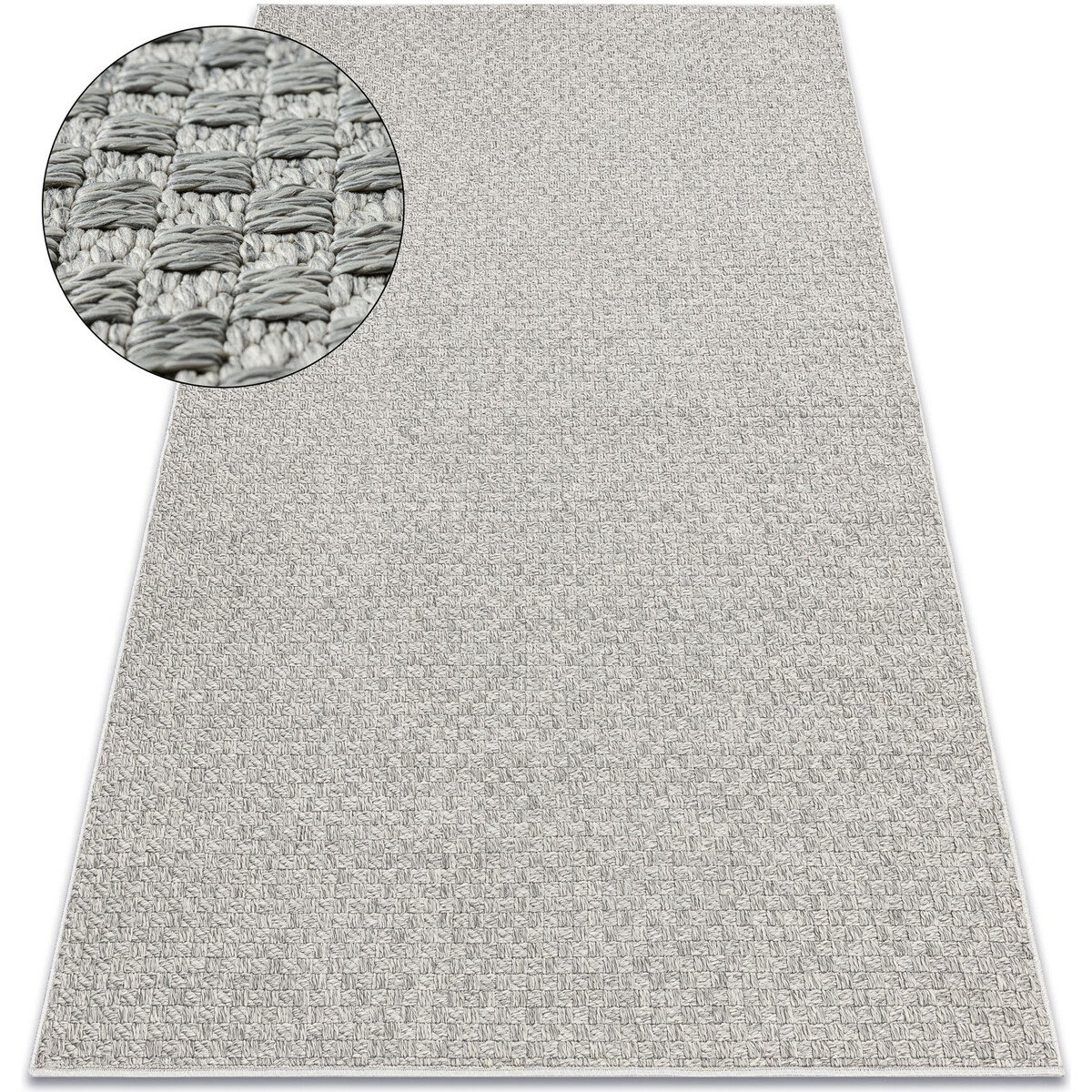 Rugsx  Koberec ORIGI 3661 šedý - plošně tkaný 155x220 cm  Šedá