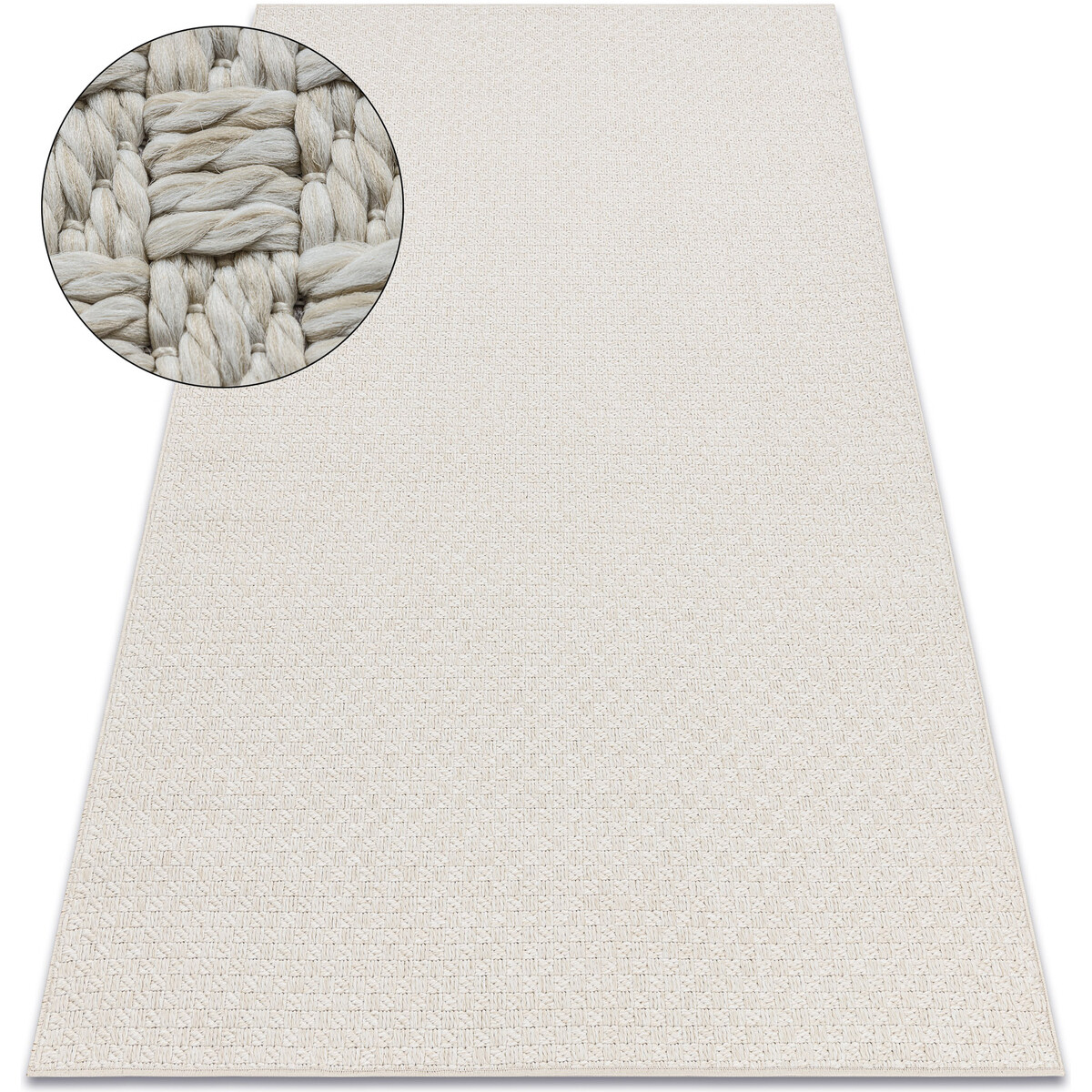 Rugsx  Koberec ORIGI 3661 krémový - plošně tkaný 155x220 cm  Béžová