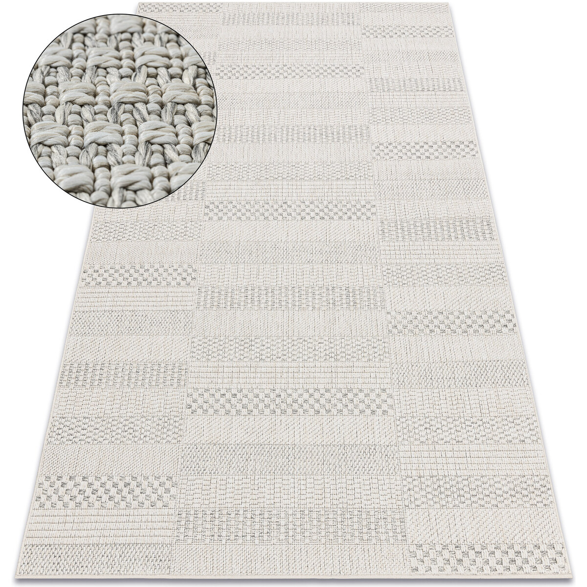Rugsx  Koberec ORIGI 3736 krémový - Desky plošně 155x220 cm  Béžová