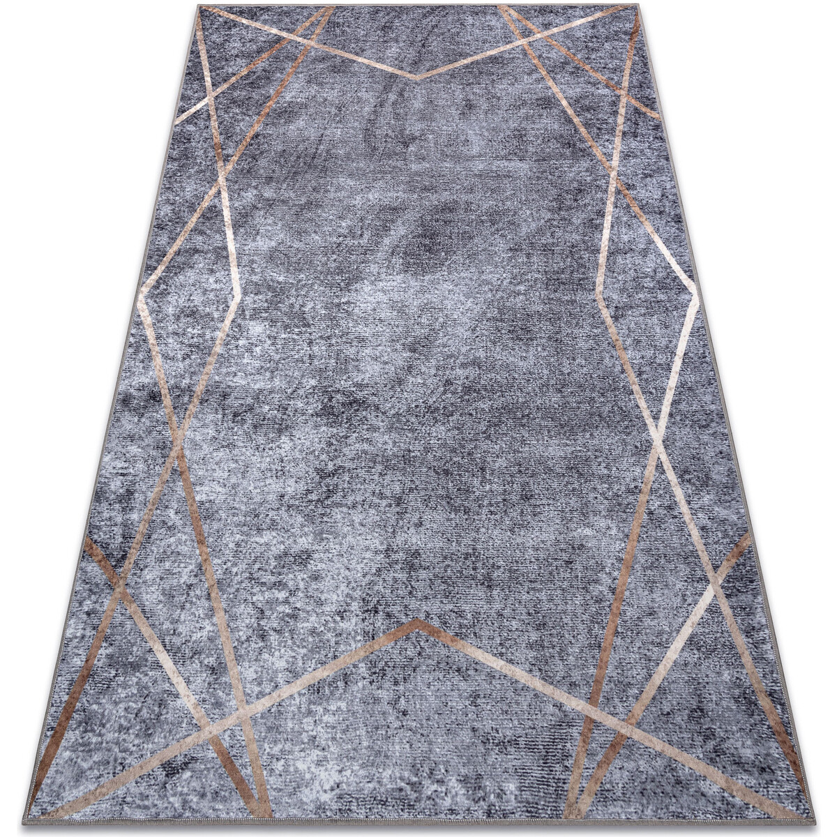 Rugsx  MIRO 51233.809 mycí kobereček Geometrická proti 160x220 cm  Šedá