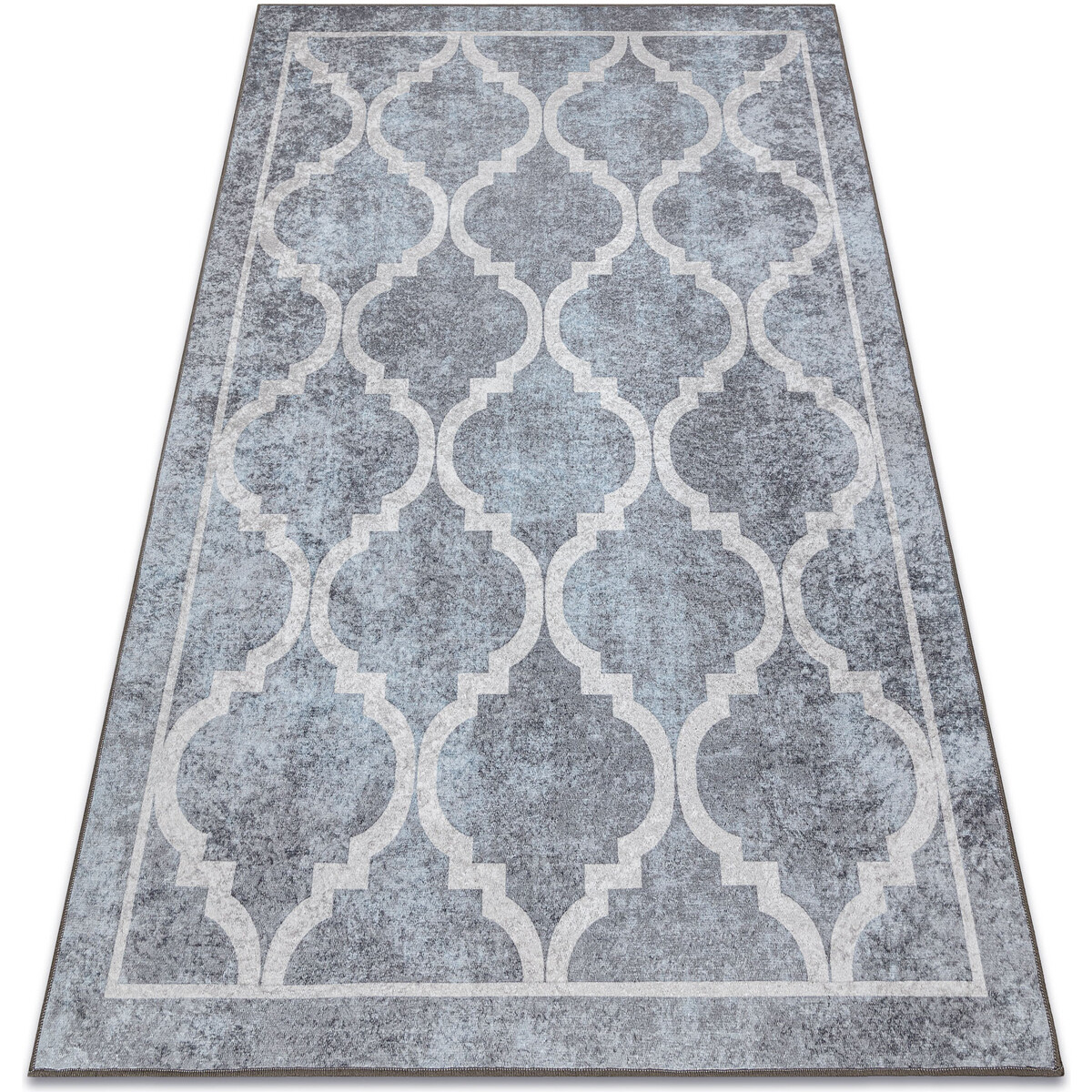 Rugsx  MIRO 51639.805 mycí kobereček Trellis laťková  200x290 cm  Šedá