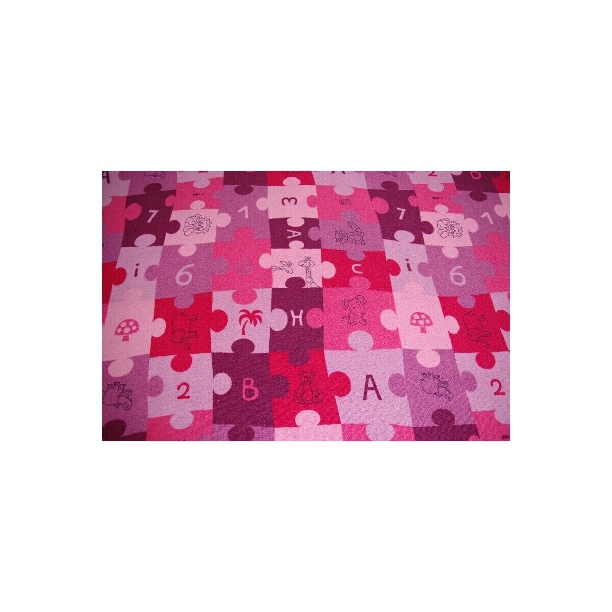 Rugsx  Dětský koberec PUZZLE fialový 200x500 cm  Fialová