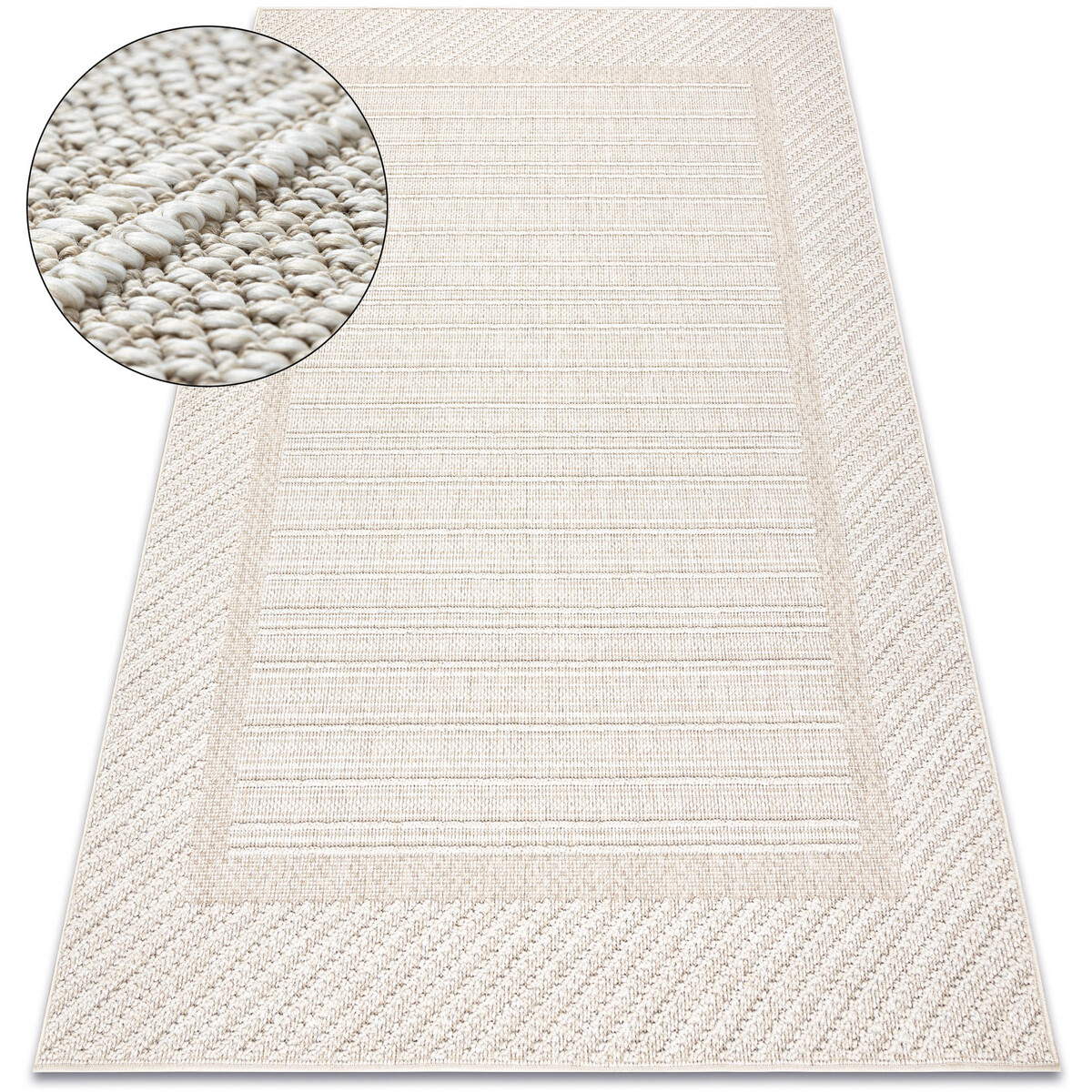 Rugsx  Koberec JERSEY 19261 béžový - Rám, strukturál 240x330 cm  Béžová