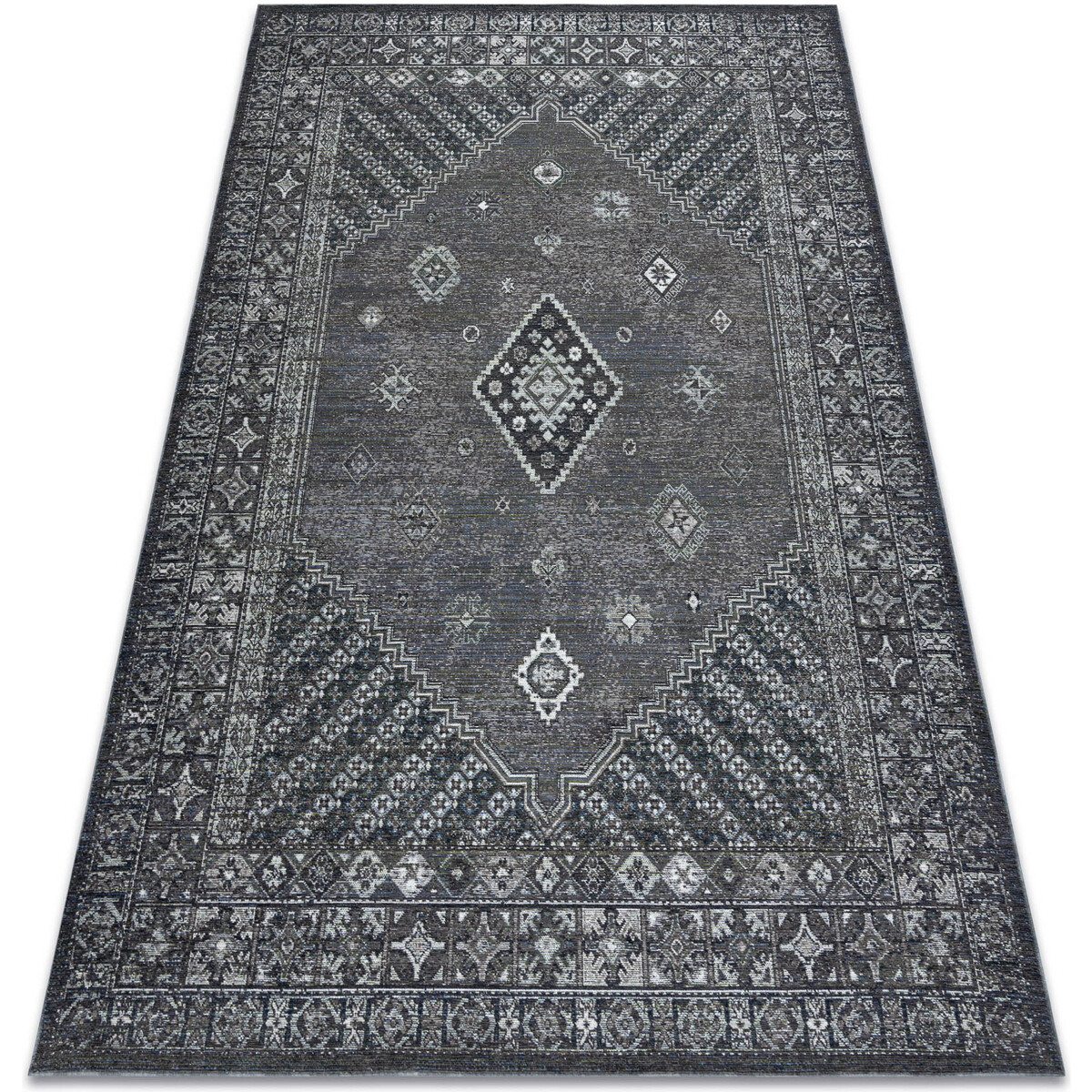 Rugsx  Vlněný koberec ANTIGUA 518 76 XX033 OSTA 170x240 cm  Šedá