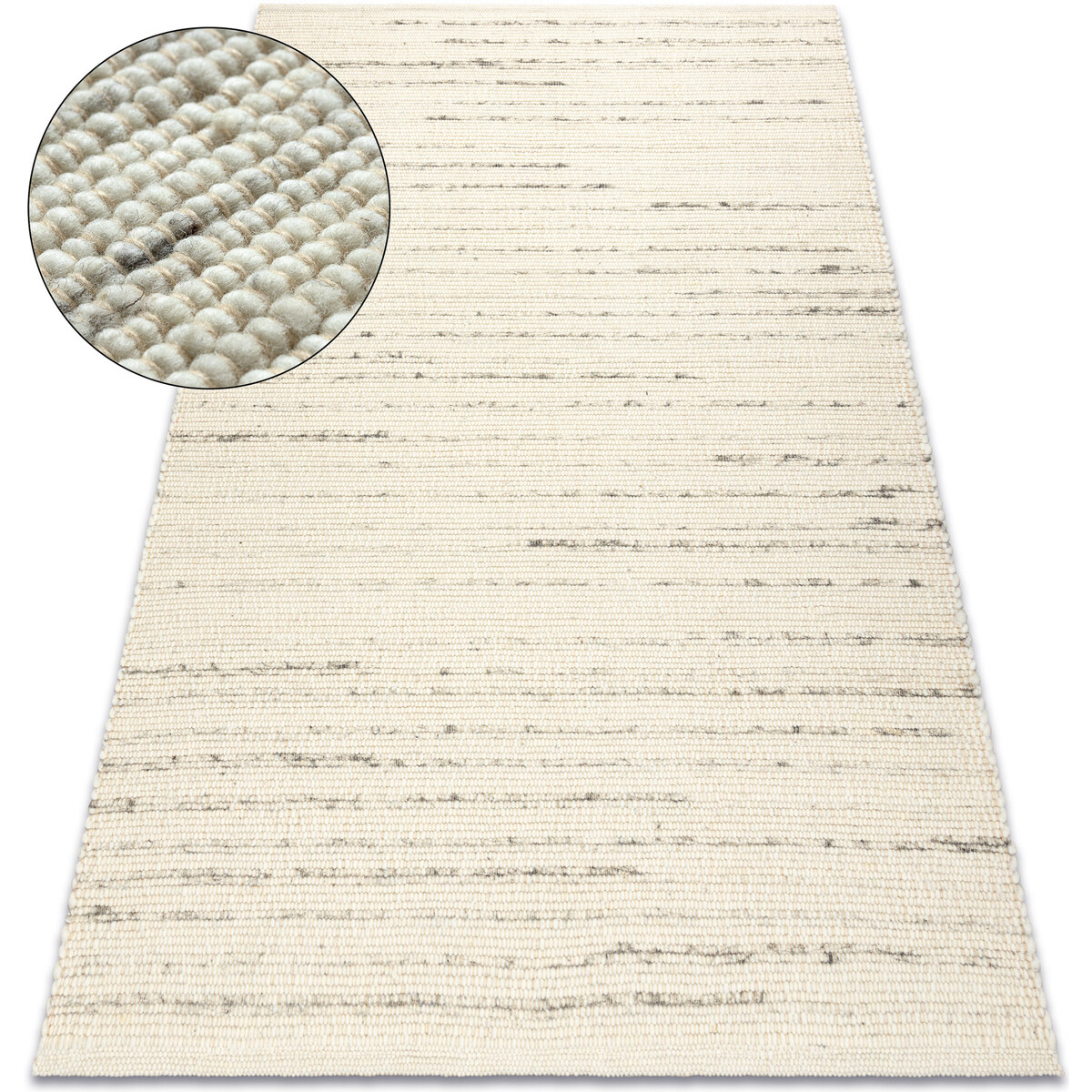Rugsx  Koberec NEPAL 2100 bílé / přírodní šedá 140x190 cm  Bílá