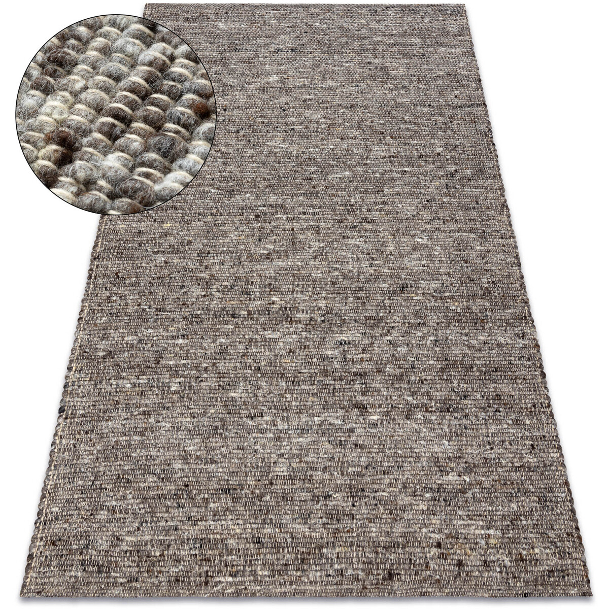 Rugsx  Koberec NEPAL 2100 stone, šedá - vlněný, 300x400 cm  Šedá