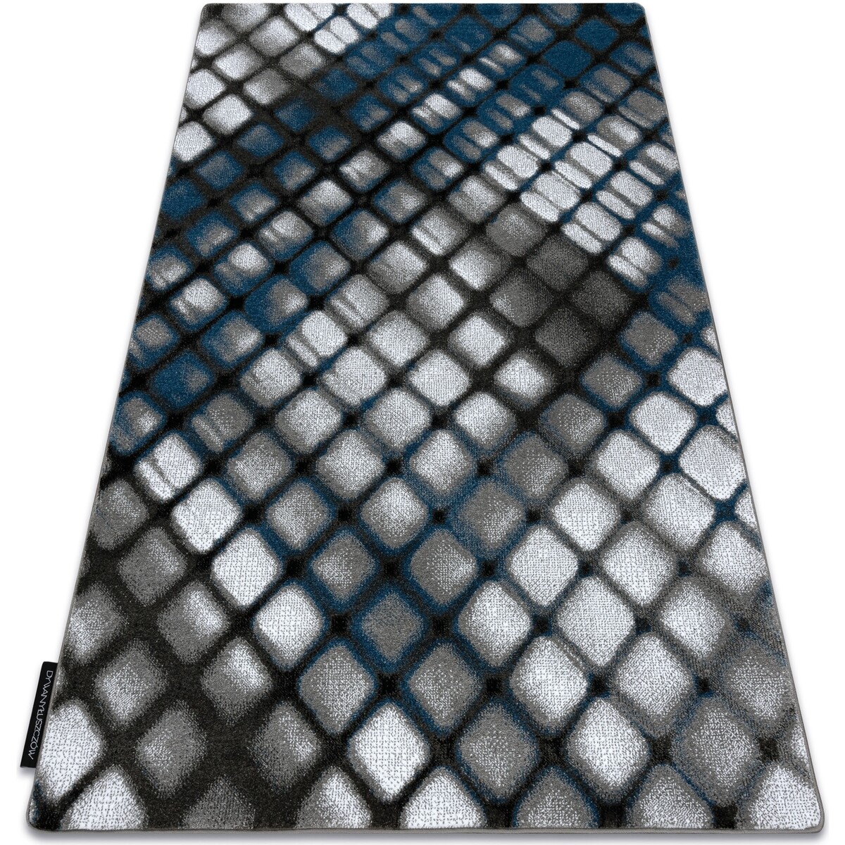 Rugsx  Koberec INTERO REFLEX 3D  mřížka, modrý 80x150 cm  Modrá