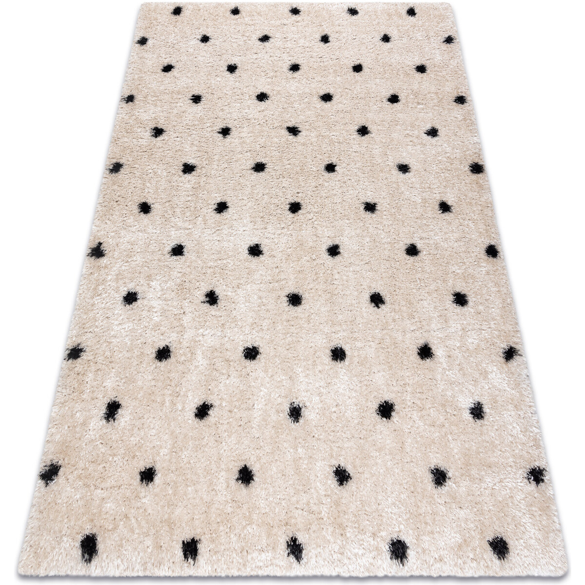 Rugsx  Koberec FLUFFY 2370 shaggy tečky - krém 120x170 cm  Béžová