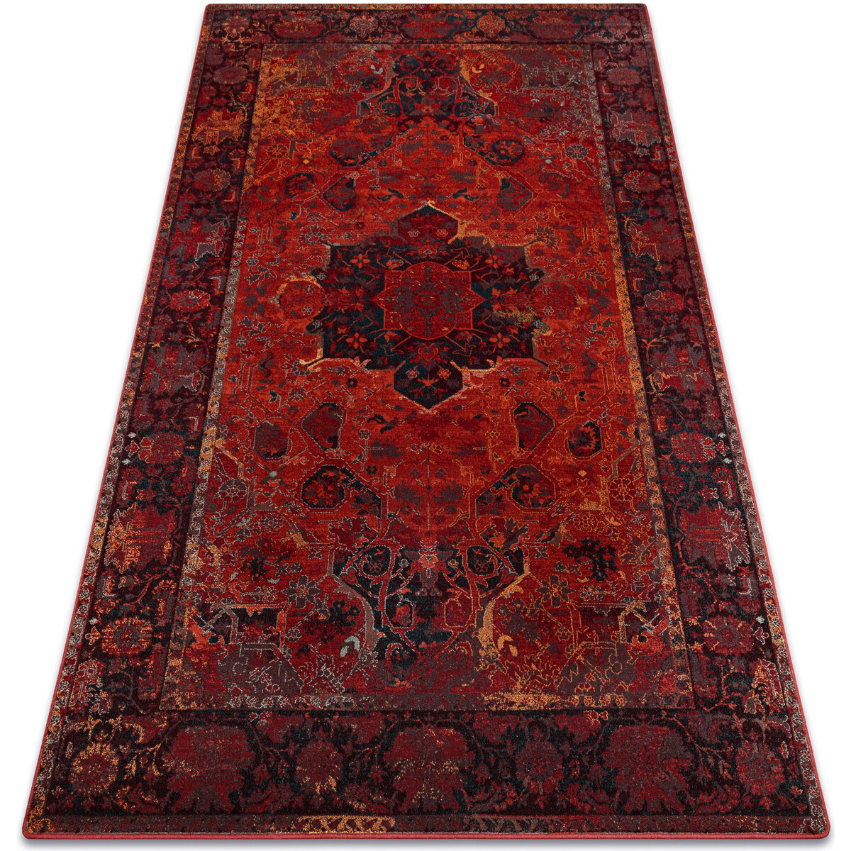 Rugsx  Vlněný koberec POLONIA Dukato Ornament rubín 200x300 cm  Červená