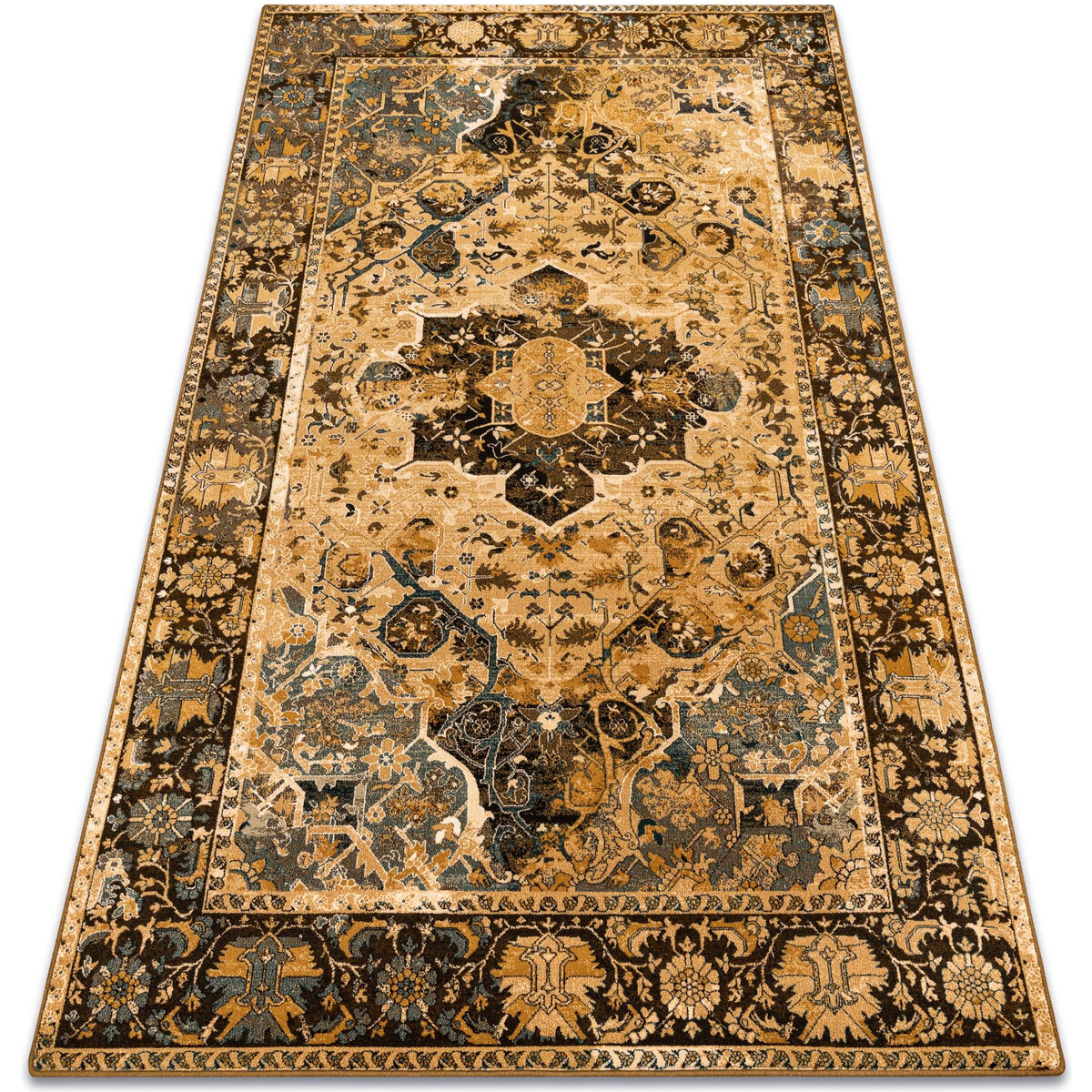 Rugsx  Vlněný koberec POLONIA Dukato Ornament koňak bà200x300 cm  Béžová