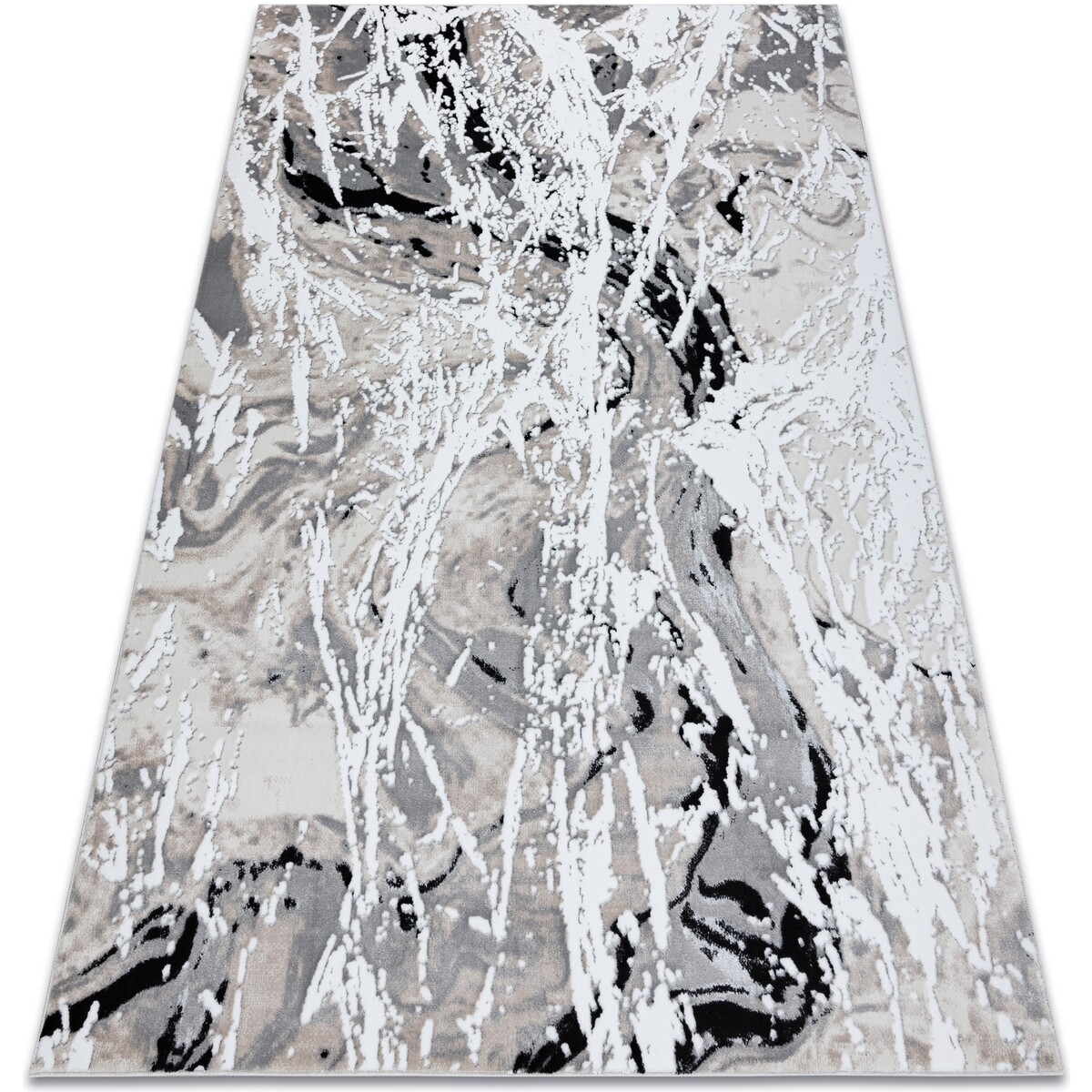Rugsx  Koberec GLOSS moderni  8488 37 Abstrakce 120x170 cm  Béžová