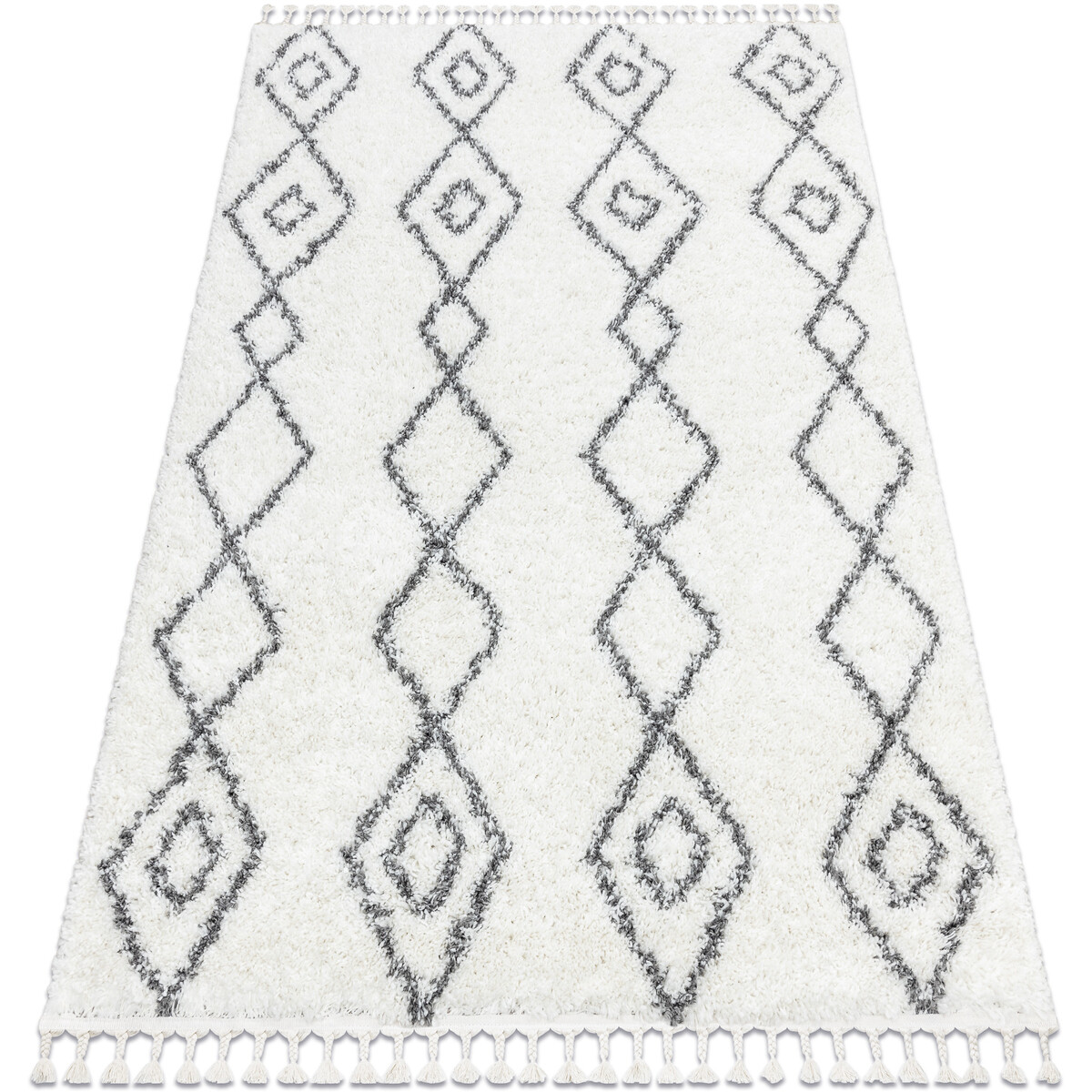 Rugsx  Koberec UNION 3374 Diamanty, řetěz krémovo šed 140x190 cm  Béžová