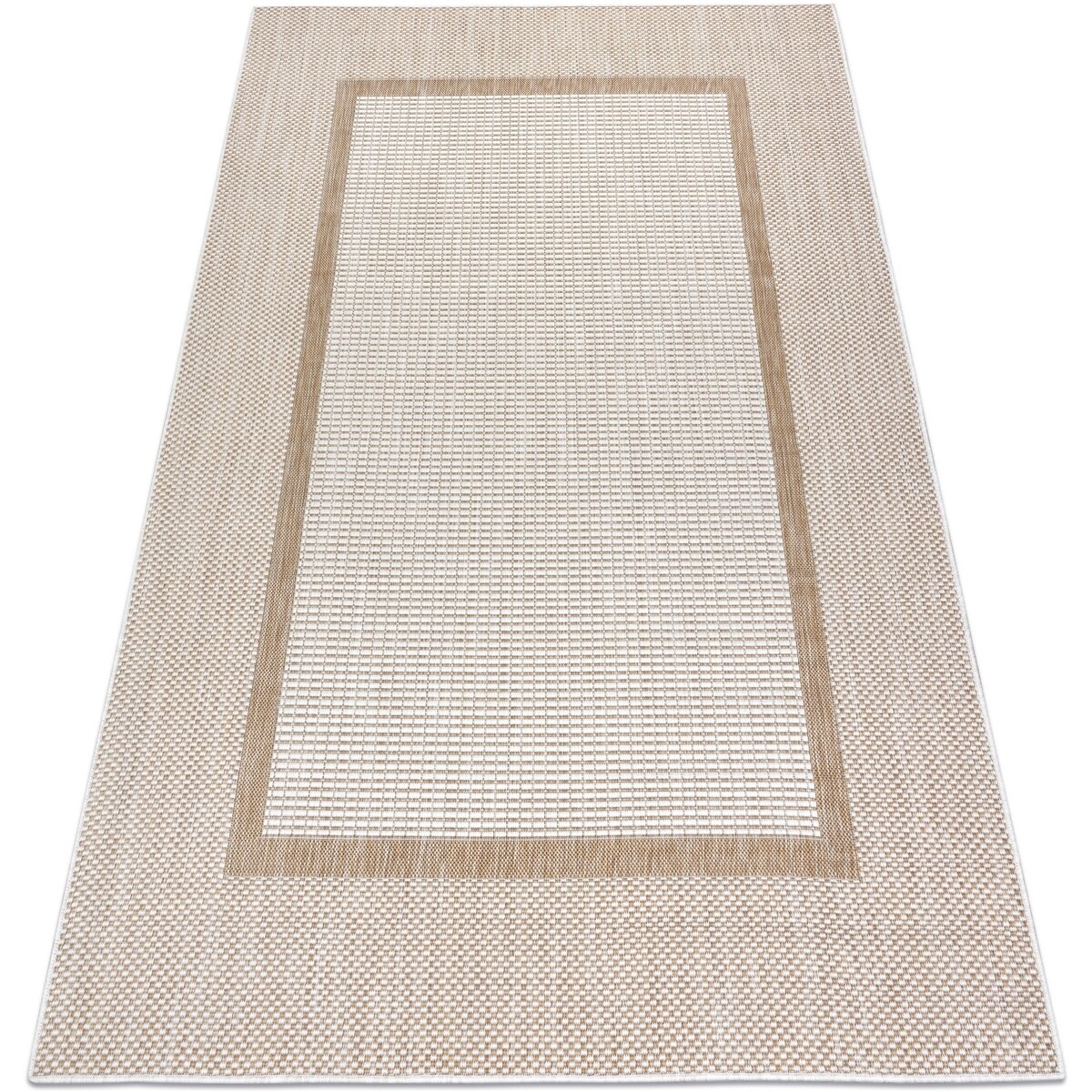 Rugsx  Koberec  SISAL SION Rám 21782 ploché 80x150 cm  Béžová