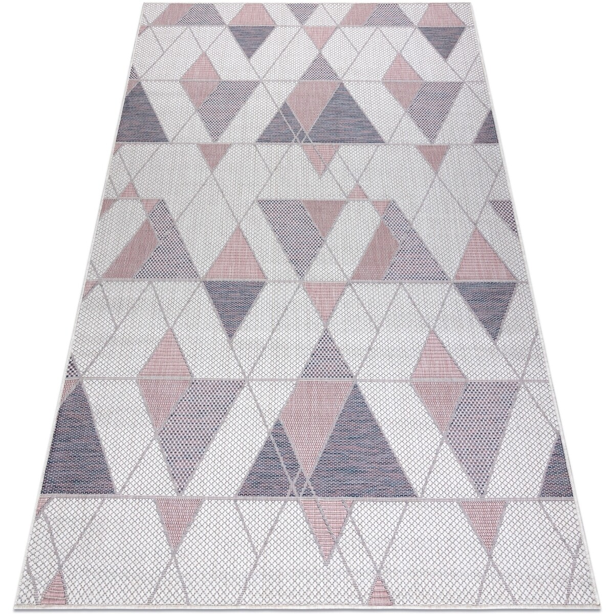 Rugsx  Koberec SISAL SION Geometrický, Trojúhelníky 30 140x190 cm  Béžová