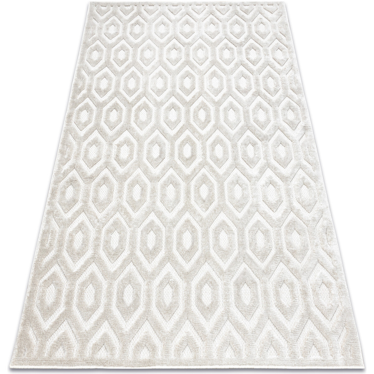 Rugsx  Koberec SANTO SISAL 58380 šestiúhelník béžovà200x290 cm  Béžová