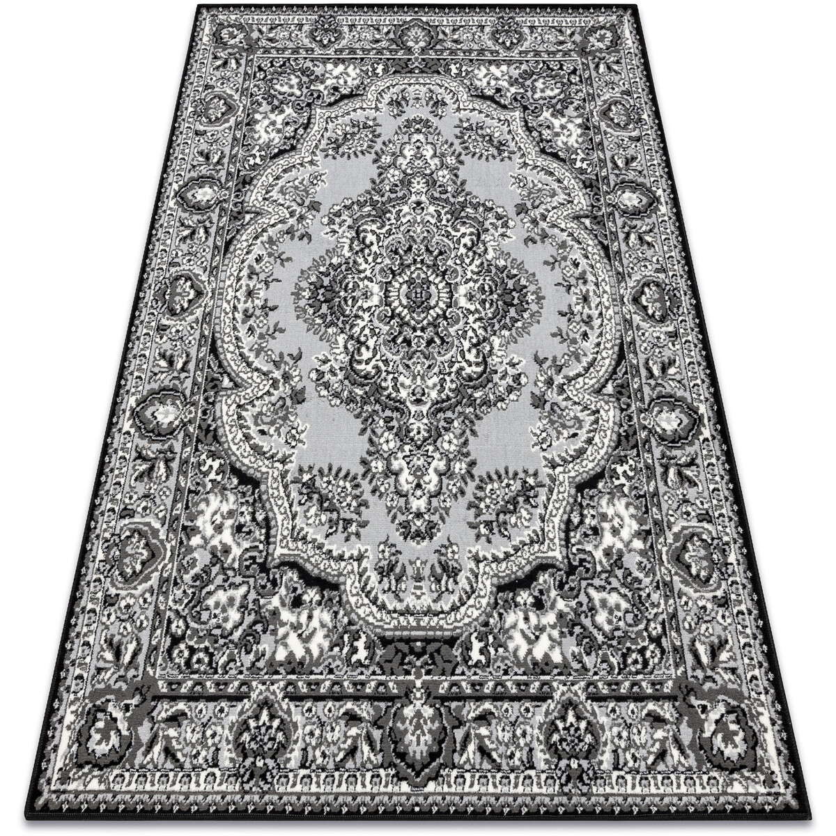 Rugsx  Koberec BCF Morad WIOSNA Klasická ozdoba - 120x170 cm  Šedá