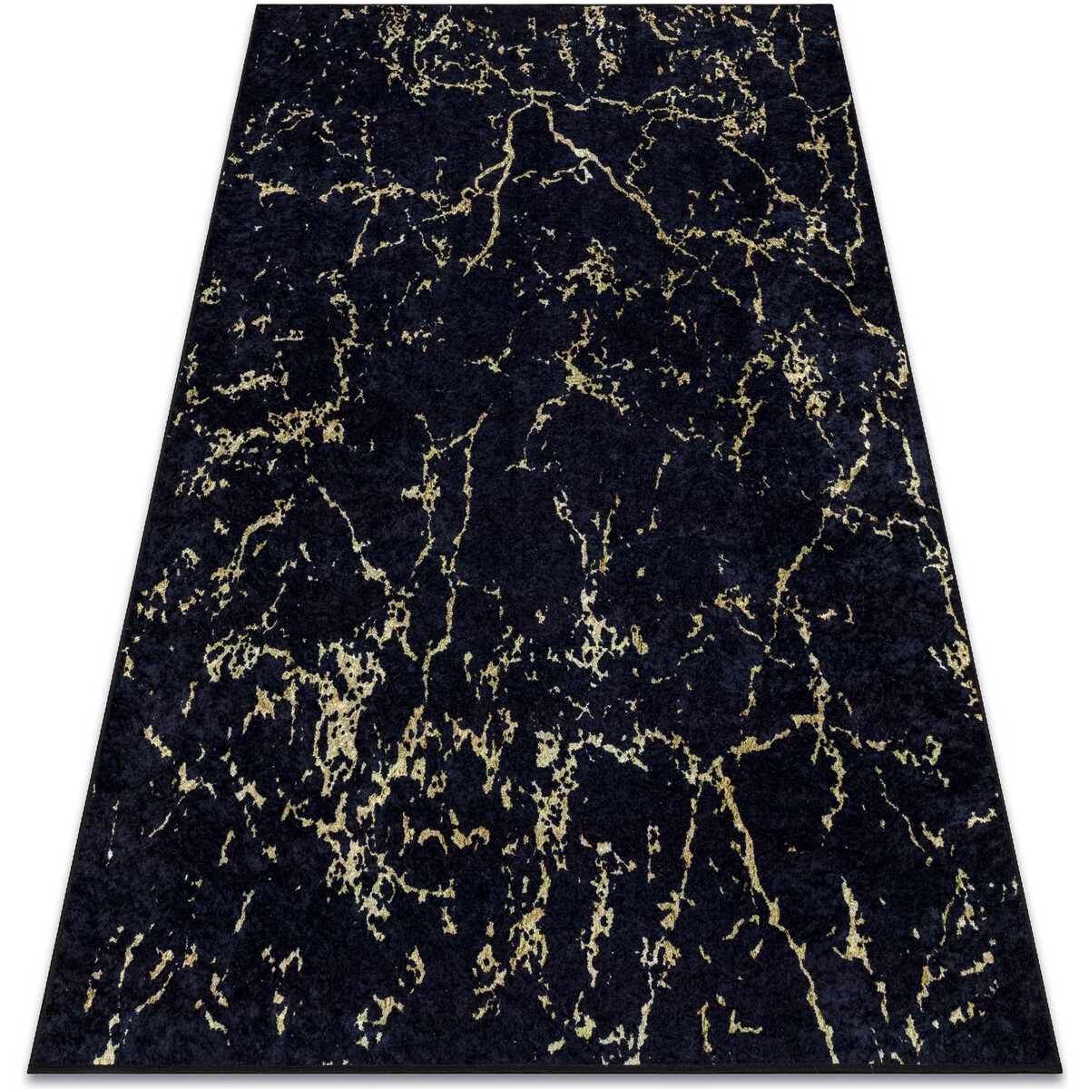 Rugsx  MIRO 52003.803 mycí kobereček Mramor protiskluz  160x220 cm  Černá