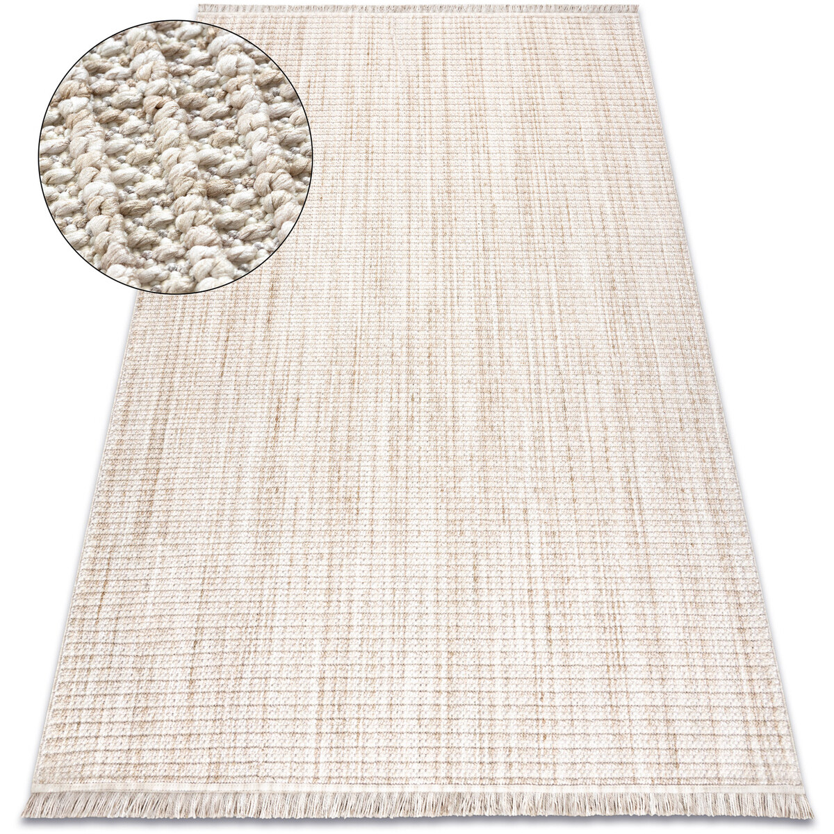 Rugsx  Koberec NANO FH72A Melange, smyčkový, plošně t 240x330 cm  Béžová