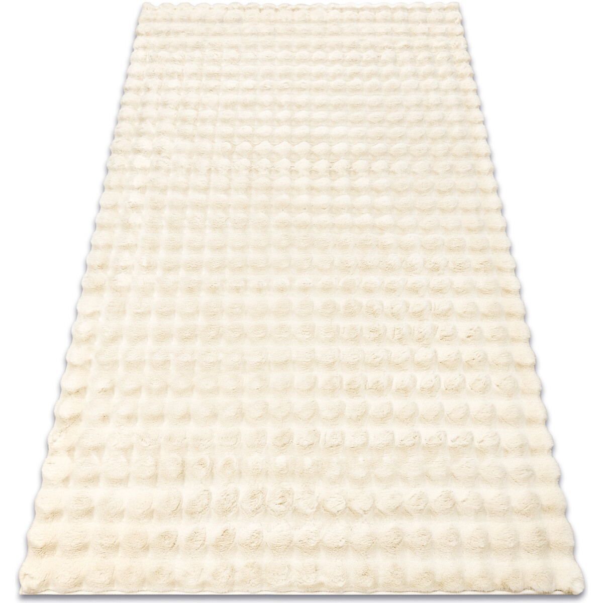 Rugsx  Koberec BUBBLE slonová kost 12 IMITACE KRÁLIČÍ 80x150 cm  Béžová