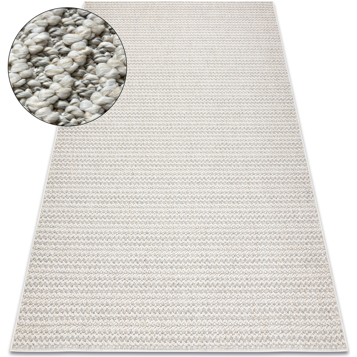Rugsx  Koberec JERSEY 19236 šedý - strukturální, smyĠ60x100 cm  Šedá