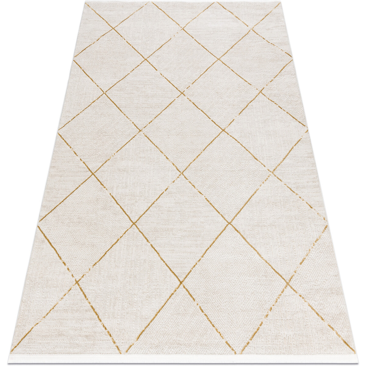 Rugsx  Moderní koberec DUKE 51245 krémová / zlatý 160x220 cm  Béžová