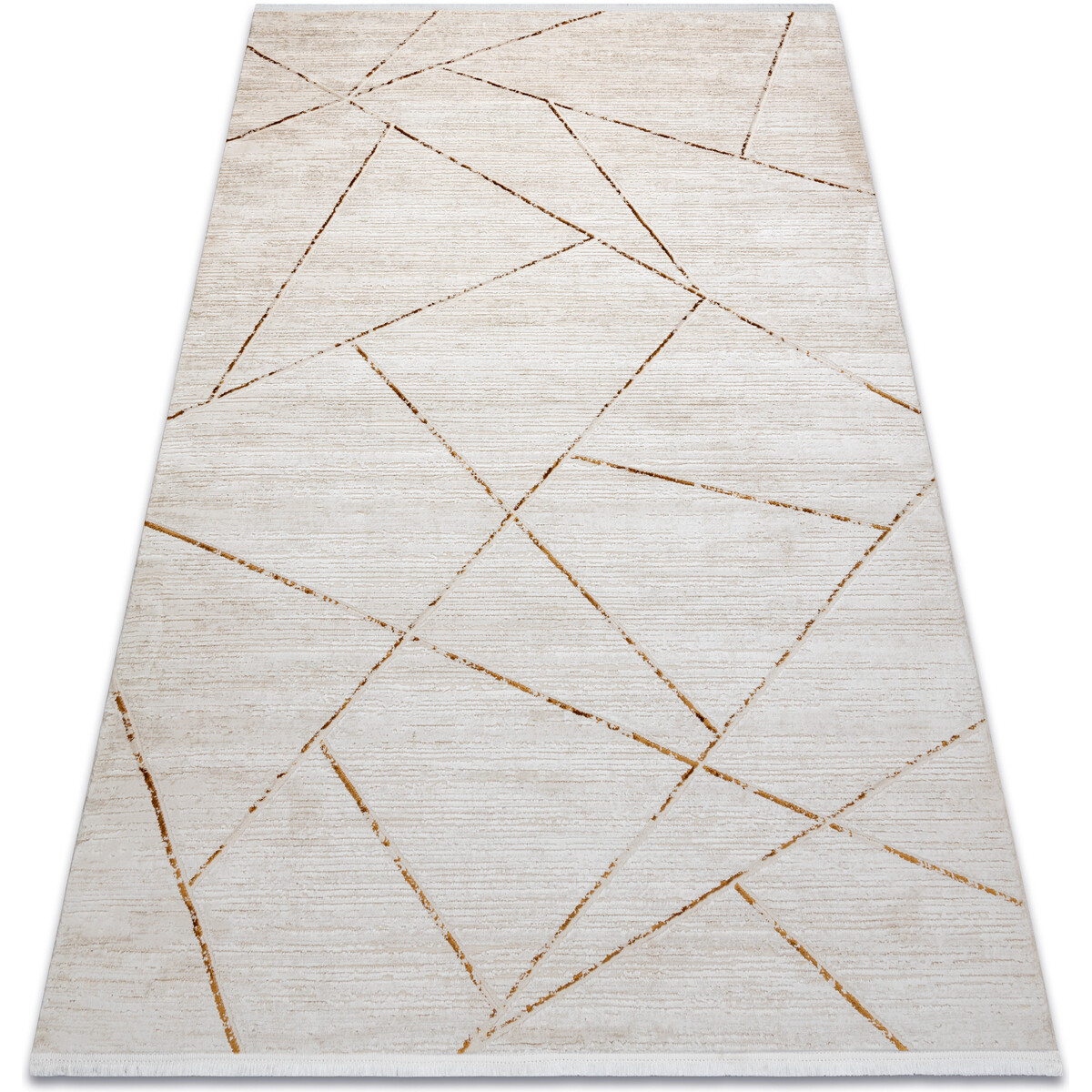 Rugsx  Moderní koberec DUKE 51557 krémová / zlatý 160x220 cm  Béžová
