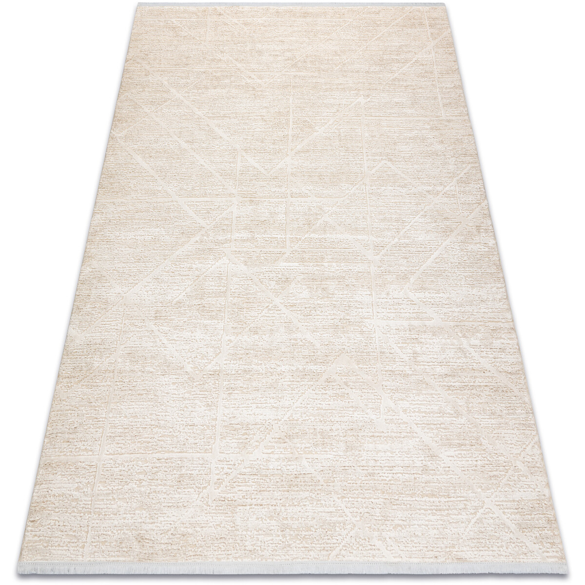 Rugsx  Moderní koberec DUKE 51533 krémová - Geometrick 160x220 cm  Béžová