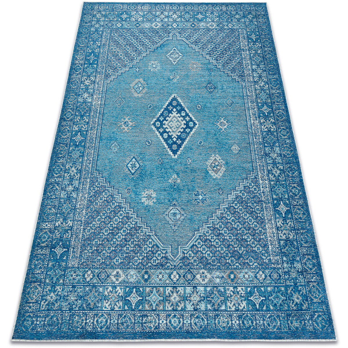 Rugsx  Vlněný koberec ANTIGUA 518 76 JW500 OSTA 170x240 cm  Modrá