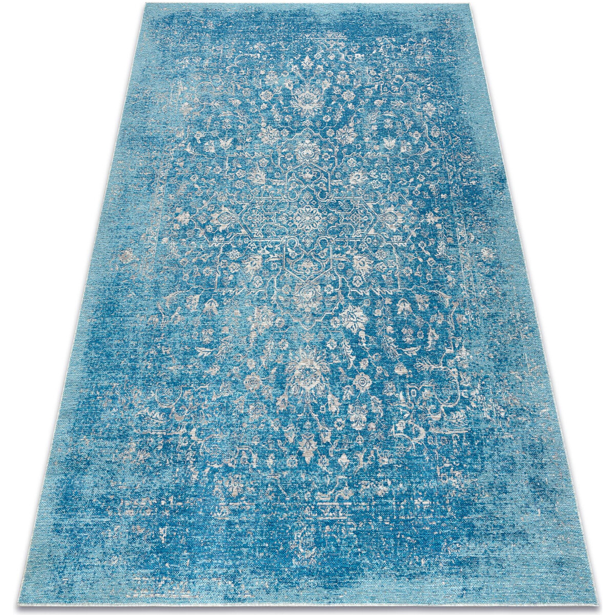 Rugsx  Vlněný koberec ANTIGUA 518 75 JS500 OSTA 170x240 cm  Modrá