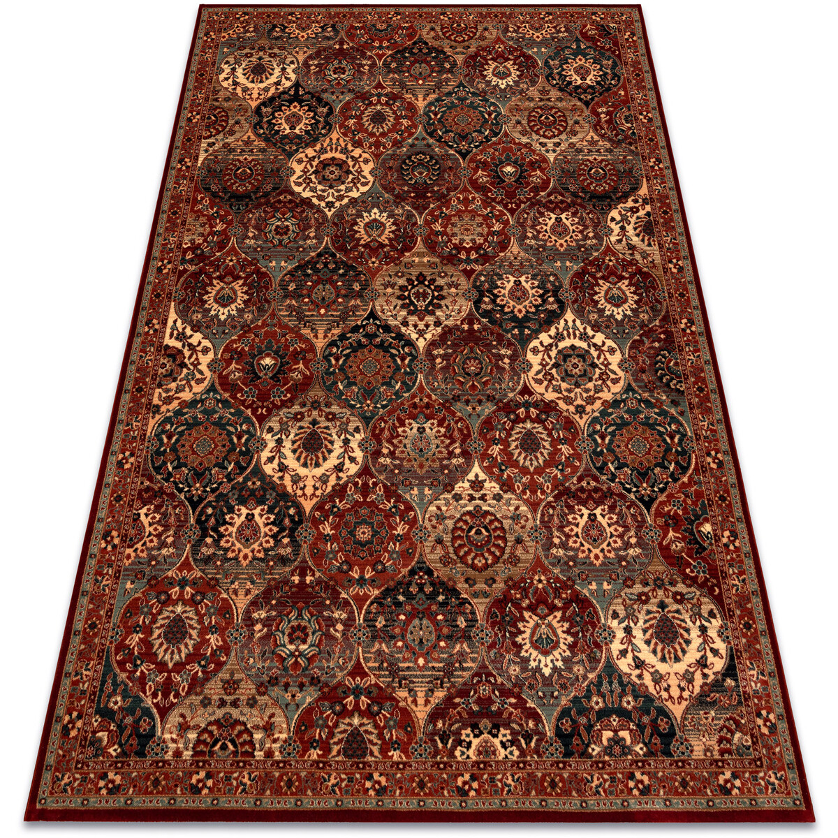 Rugsx  Koberec KASHQAI 4373 301 orientální, trellis ter 200x300 cm  Červená