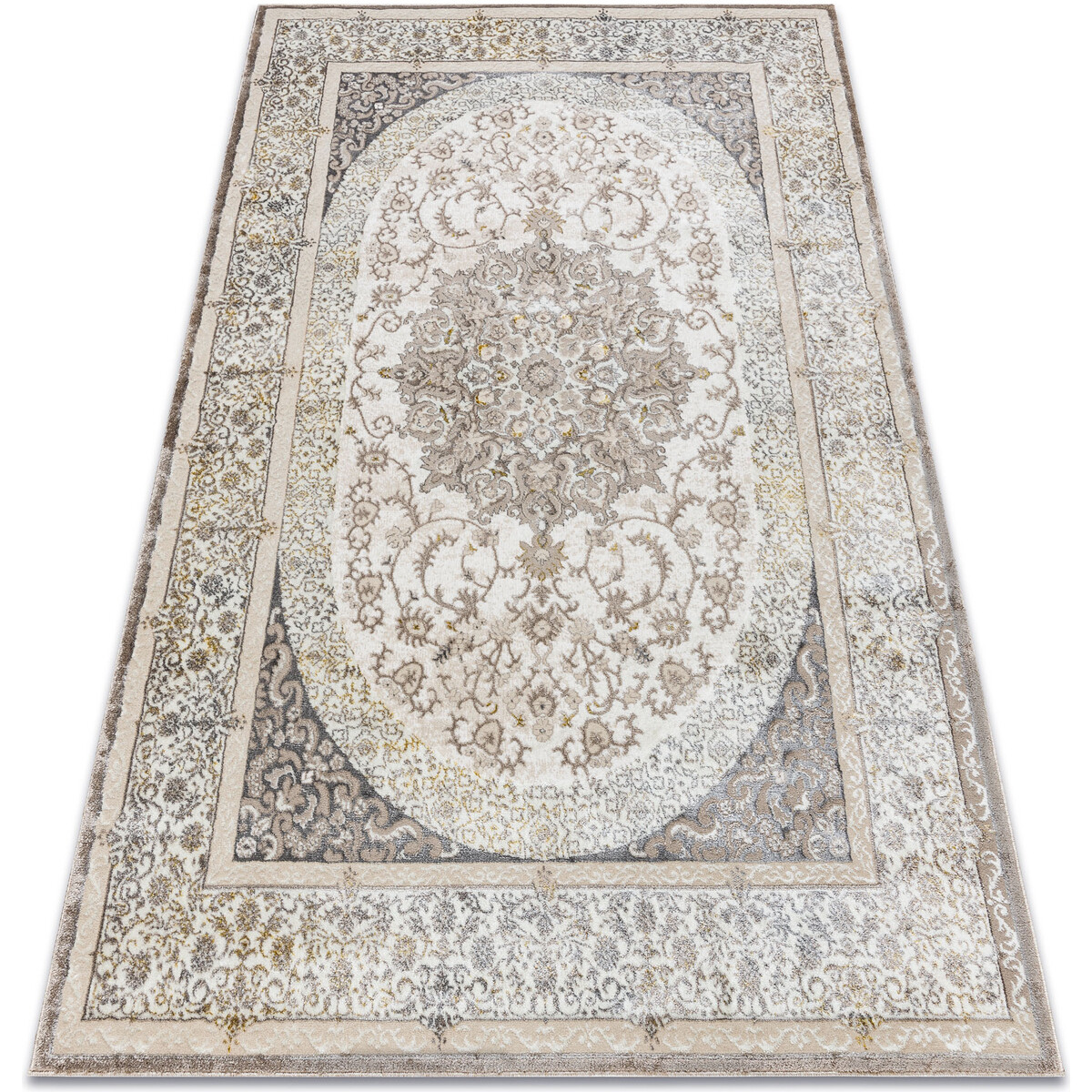 Rugsx  BLISS Z204AZ128 koberec krémová / béžová - 140x190 cm  Béžová