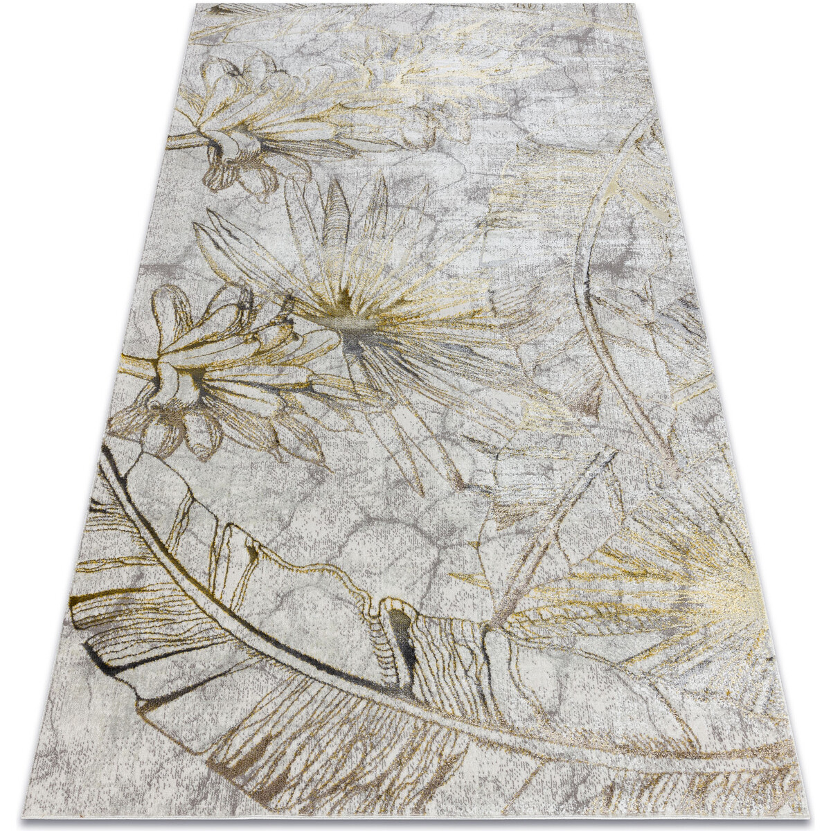 Rugsx  BLISS Z218AZ237 koberec krémová / zlato - 160x220 cm  Béžová