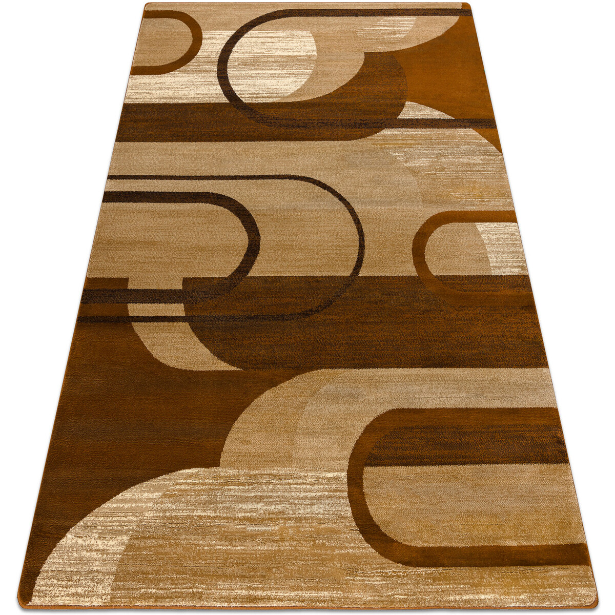 Rugsx  Koberec ROYAL HE405 Geometrické - hnědá / 200x290 cm  Hnědá