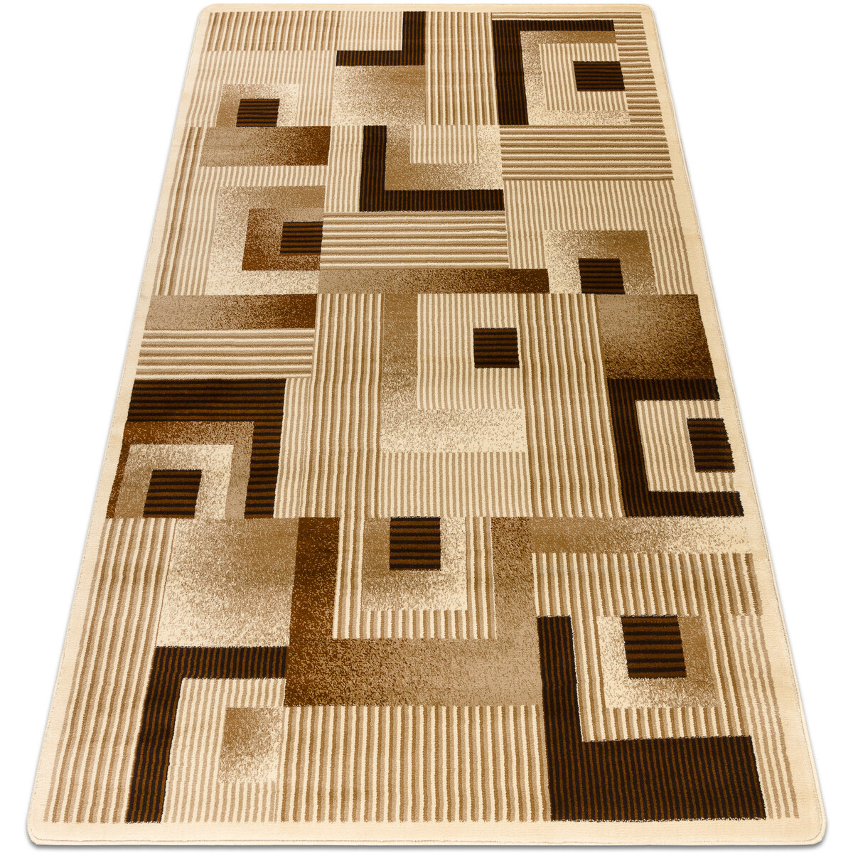 Rugsx  Koberec ROYAL G2069 Geometrické, linky - krém 100x200 cm  Béžová