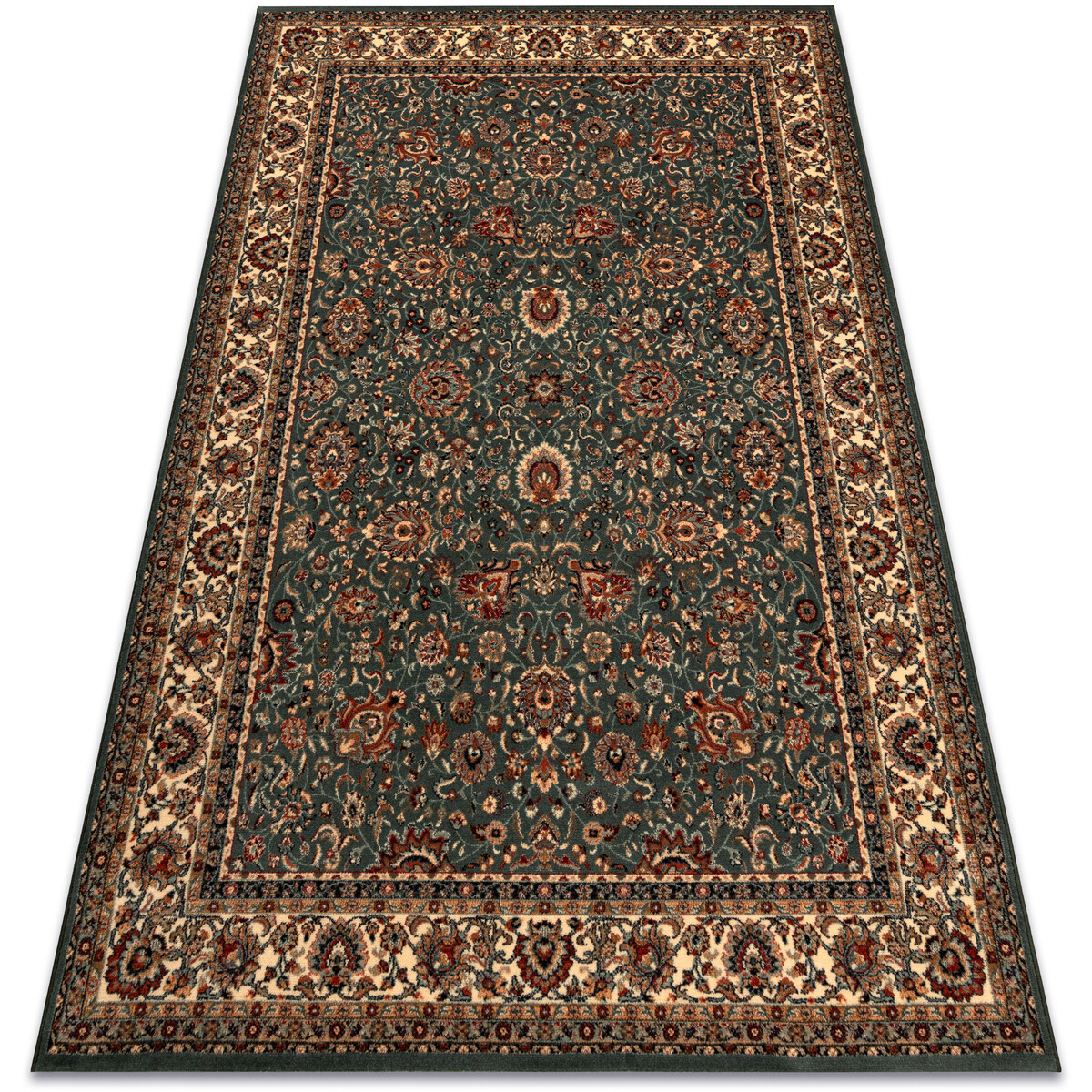Rugsx  Koberec KASHQAI 4362 410 ornament zelená / 67x130 cm  Zelená
