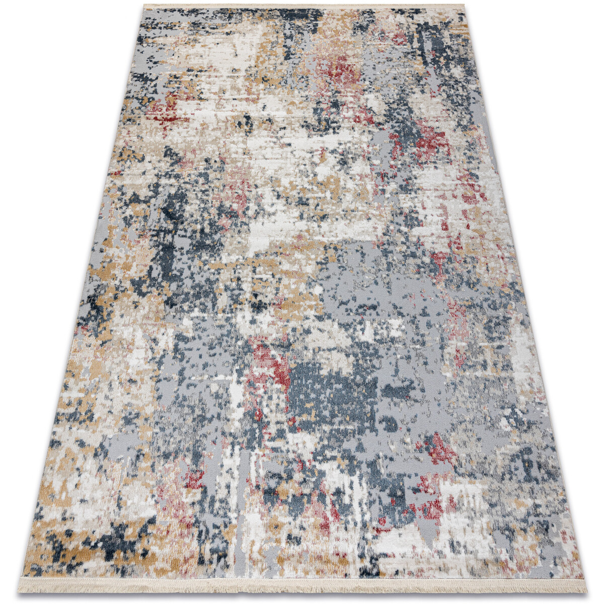Rugsx  DISTIN 0123A růžový / pudrový / bílý 200x290 cm  Bílá