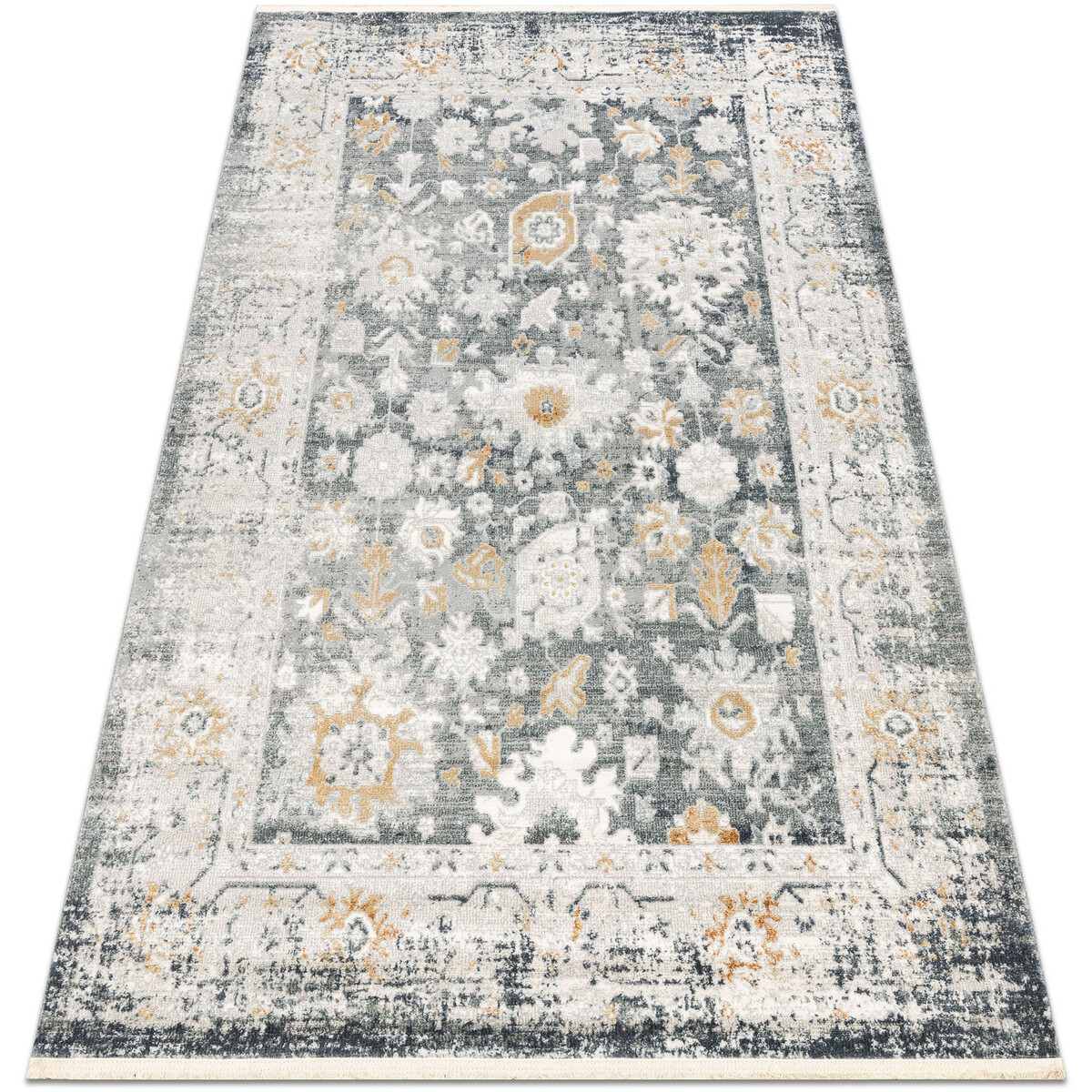 Rugsx  DISTIN 0835A šedá / světle šedá / 80x150 cm  Šedá