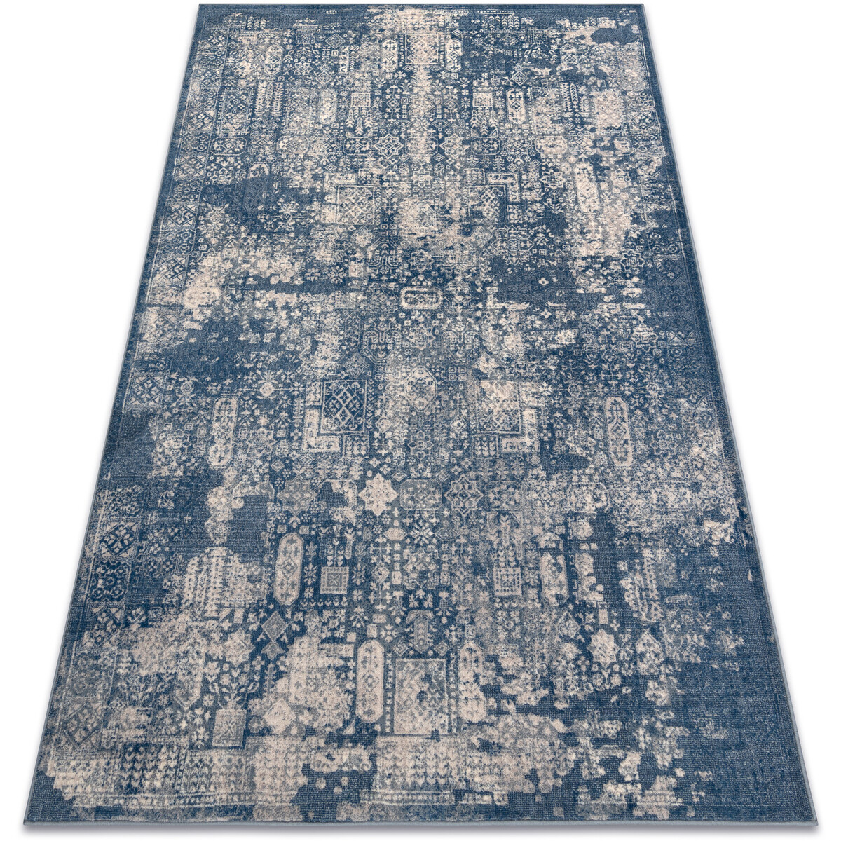 Rugsx  Koberec Vlna NAIN Ornament vintage 7591/51644 tmav 120x170 cm  Modrá