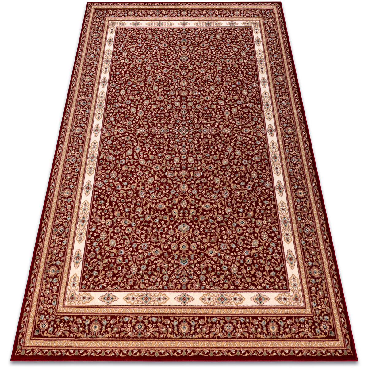 Rugsx  Koberec Vlna NAIN Ornament, rám, 7965/51066 bordà160x230 cm  Bordó